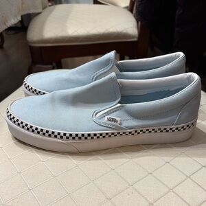 Vans Sky Blue Canvas Shoes